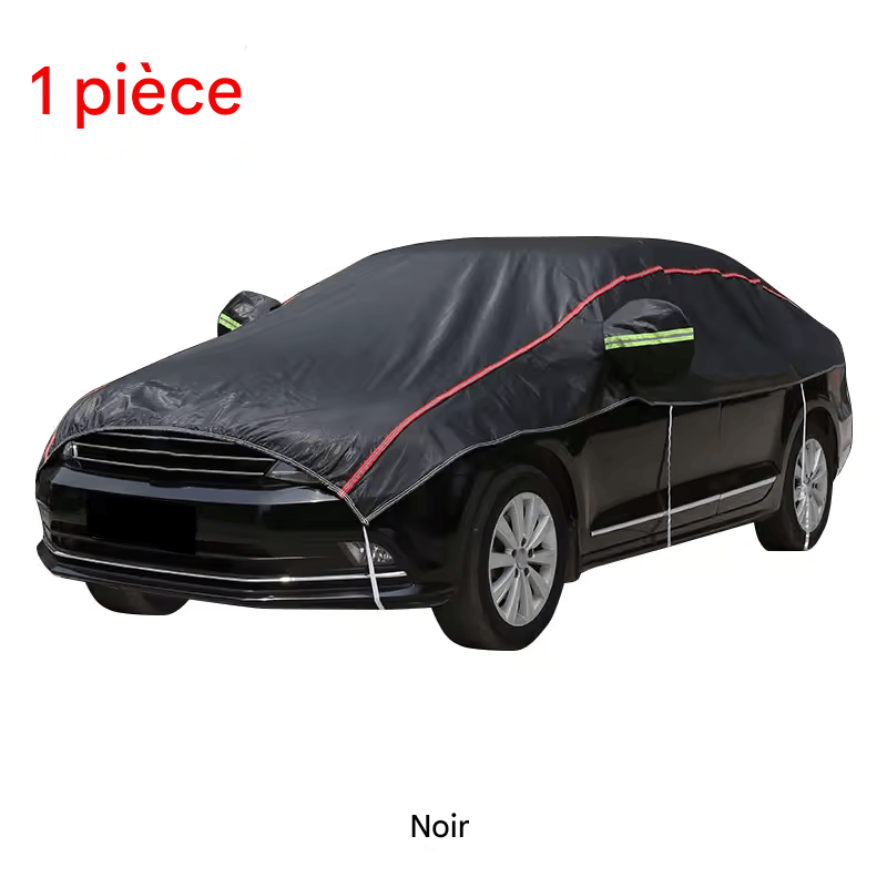 🏷️Bâche de Protection Universelle Voiture – Demi-Couverture Étanche Anti-UV, Anti-Poussière, Anti-Neige pour SUV et Berline