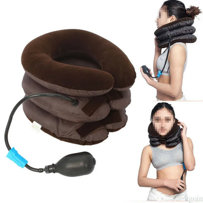 Coussin Gonflable Cervical pour Traction et Soulagement du Cou
