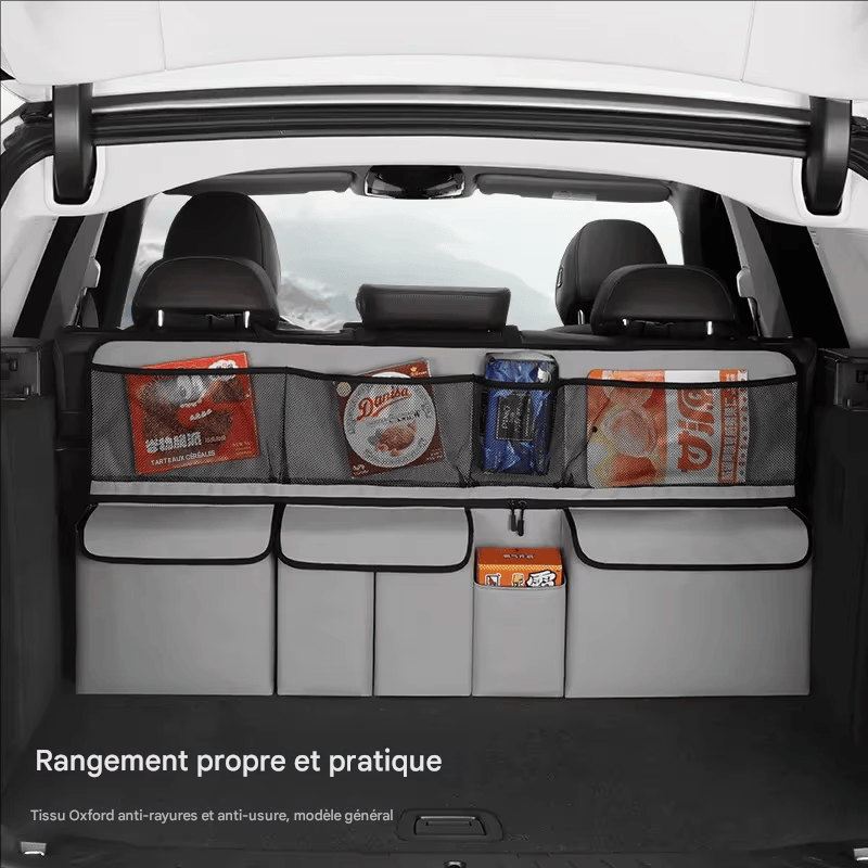 🏷️Organisateur de Coffre Suspendu pour SUV – Filet de Rangement Gain de Place et Ultra Pratique