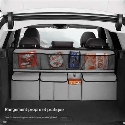 🏷️Organisateur de Coffre Suspendu pour SUV – Filet de Rangement Gain de Place et Ultra Pratique