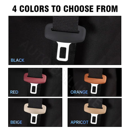 1Pcs Universal Car Seat Belt Buckle Cover Protector Anti-collision Case Soft Silicone Protection Wear Car Interior Accessories