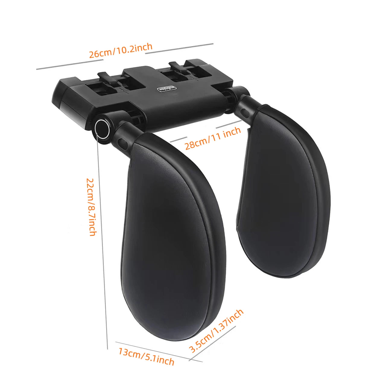 Appuie-Tête Ergonomique pour Voiture – Mousse à Mémoire de Forme Haute Résilience – Confort 4 Saisons, Universel pour Tous Véhicules