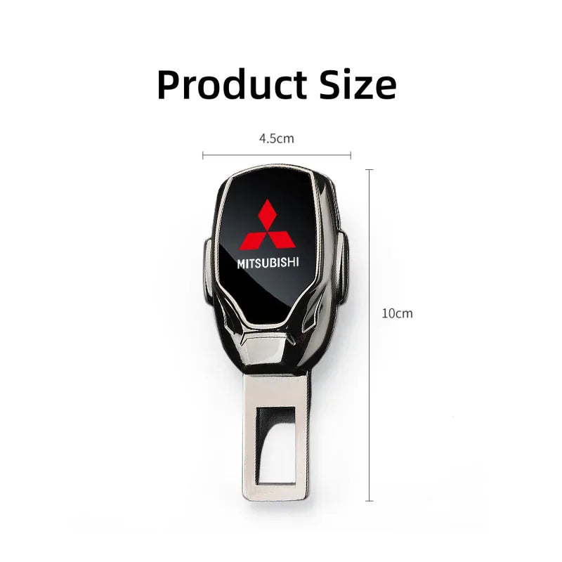 🏷️Extension de Clip Ceinture de Sécurité – Boucle de Verrouillage pour Mitsubishi (Lancer, Outlander, ASX, L200, Eclipse...)