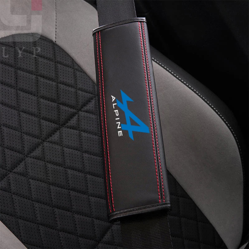 🏷️Housse de protection pour ceinture de sécurité intérieure de voiture en cuir de vache, 1 pièce, pour Seat Ibiza, accessoires automobiles