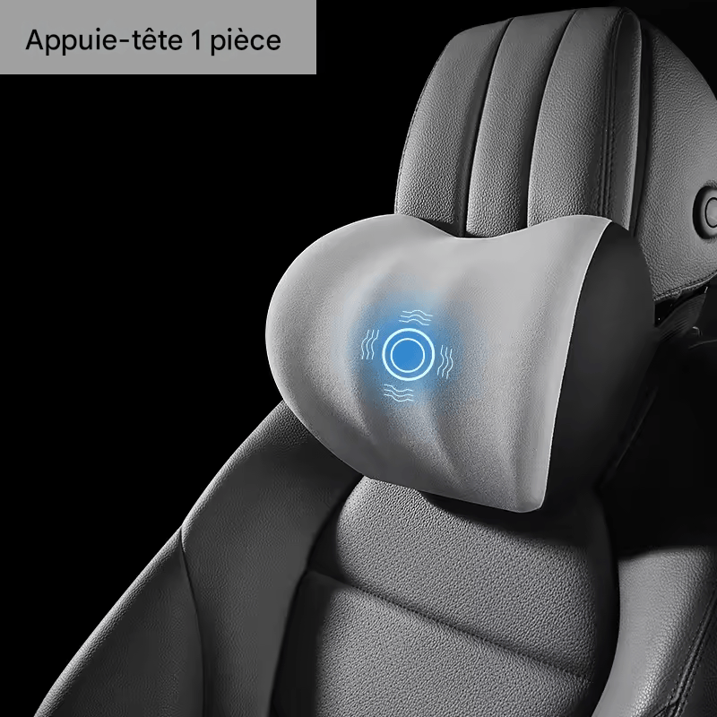 🏷️Coussin Massant Électrique Voiture – Appui-Tête et Soutien Lombaire Vibrant pour Siège Auto, LIVIAUTOLIFE