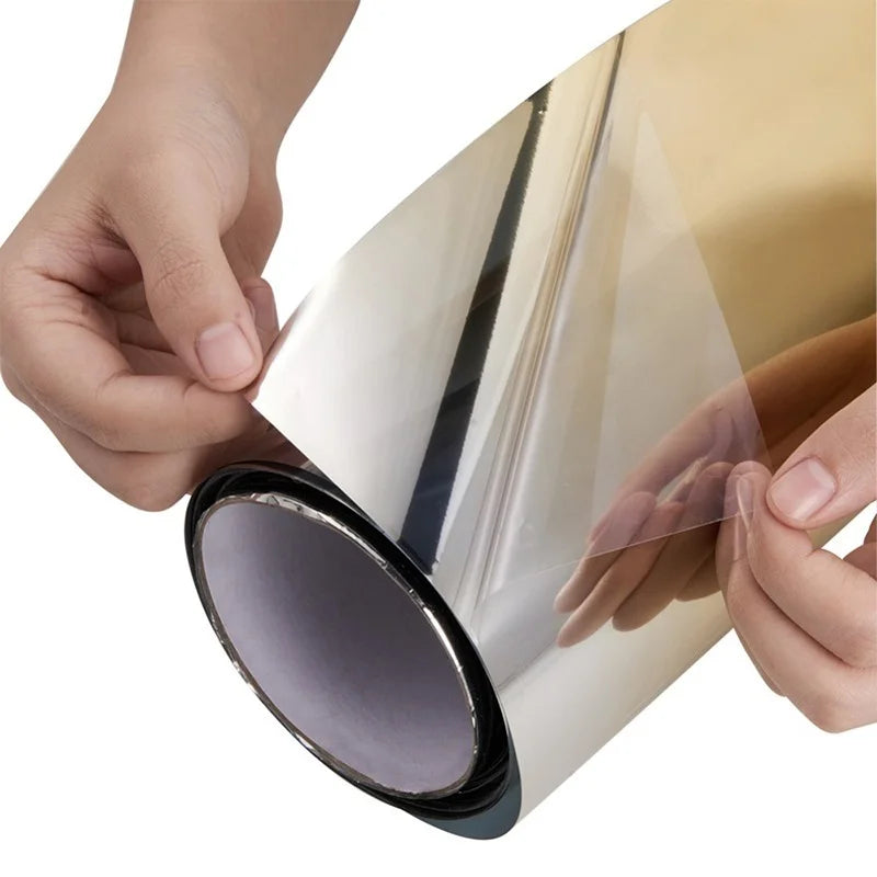 🏷️Film Pare-Soleil Dégradé pour Pare-Brise Avant – Autocollant Adhésif Anti-UV, Couleur Changeante, 20×150 cm