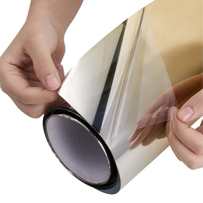 🏷️Film Pare-Soleil Dégradé pour Pare-Brise Avant – Autocollant Adhésif Anti-UV, Couleur Changeante, 20×150 cm