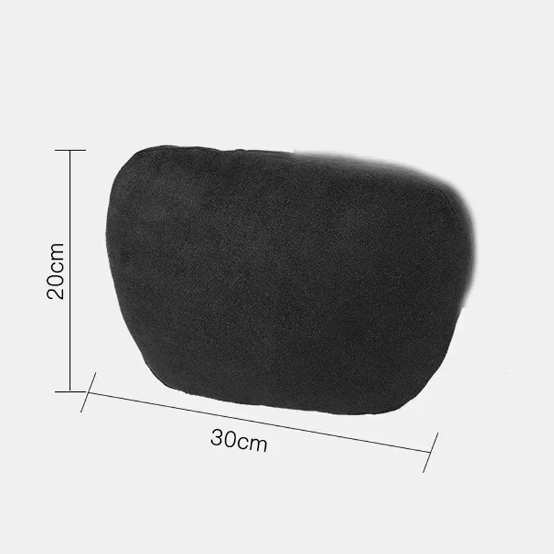 🏷️Coussin de nuque voiture 30x20 cm – Appui-tête doux universel design Maybach en fourrure naturelle
