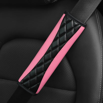 1 Three-dimensional Embroidered Faux Sheepskin Car Supplies Seat Belt Shoulder Cover Comfortable Anti-tightening Safety Belt