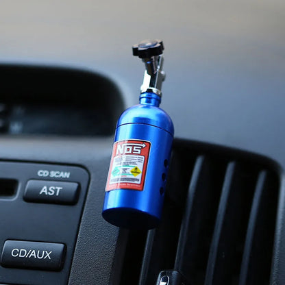 NO S Car Air Freshener Blue Billet Aluminium Scent Car Air Vent Perfume Fragrance Refill Freshener