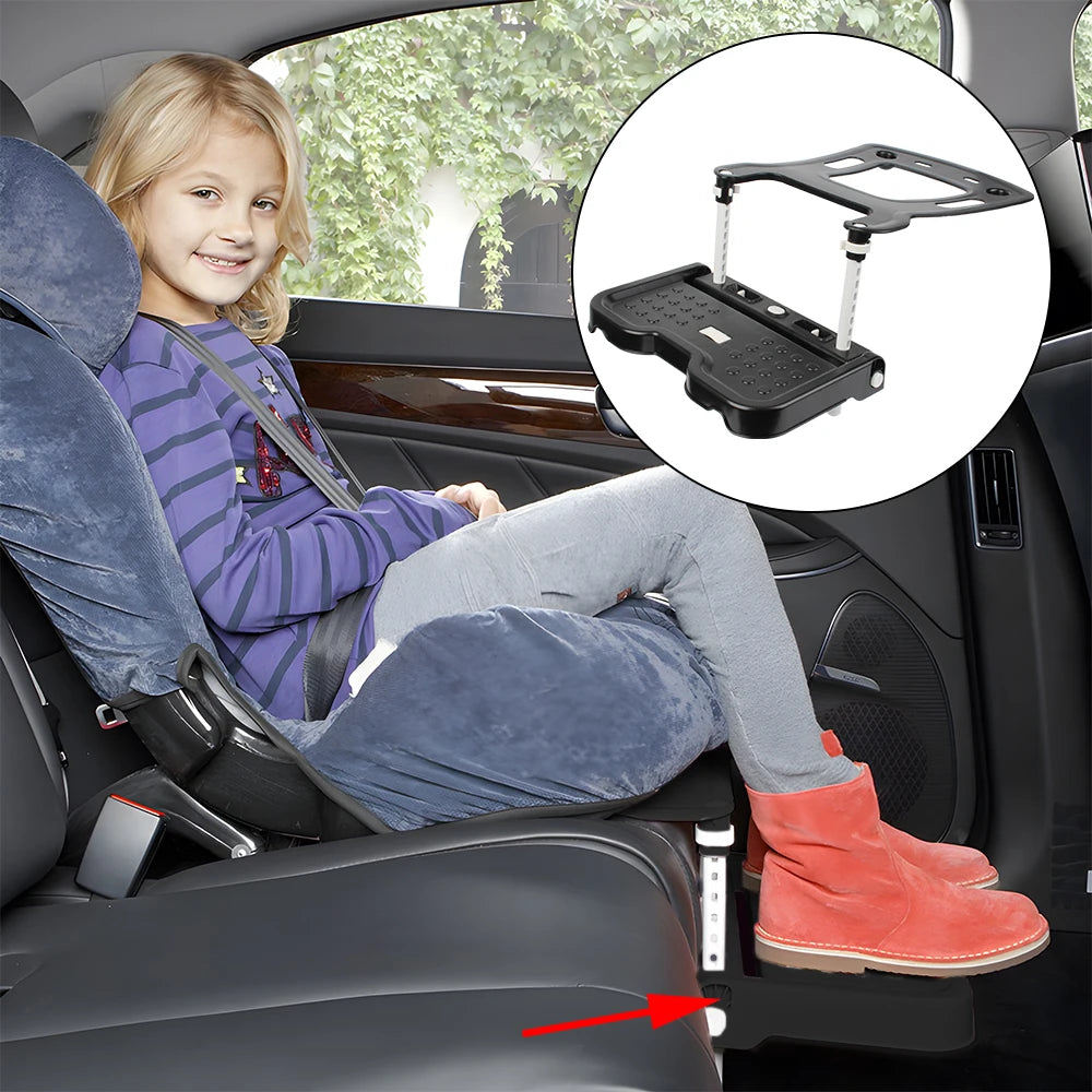 🏷️Repose-Pieds Réglable pour Siège Auto Enfant – Pliable, Universel, Confort Ergonomique pour Enfants 3-6 Ans, Compatible avec la Plupart des Véhicules