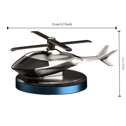 Solar Helicopter Car air freshener - long-lasting fragrance, stylish dash trim