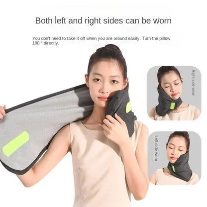 Memory Foam Travel Pillow Soft Multi-Function Simplicity Neck Pillow Washable Cover Multi Scenario Practical Sleeping Pillows