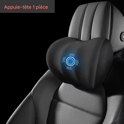 🏷️Coussin Massant Électrique Voiture – Appui-Tête et Soutien Lombaire Vibrant pour Siège Auto, LIVIAUTOLIFE