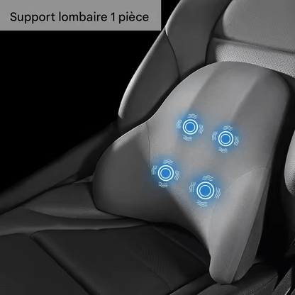 🏷️Coussin Massant Électrique Voiture – Appui-Tête et Soutien Lombaire Vibrant pour Siège Auto, LIVIAUTOLIFE