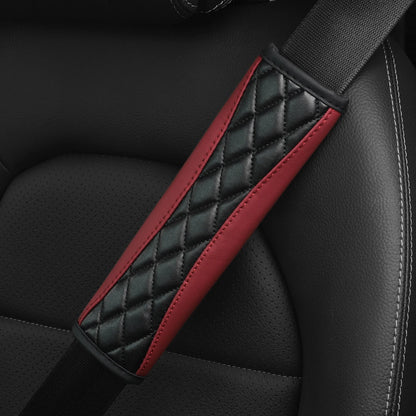 1 Three-dimensional Embroidered Faux Sheepskin Car Supplies Seat Belt Shoulder Cover Comfortable Anti-tightening Safety Belt