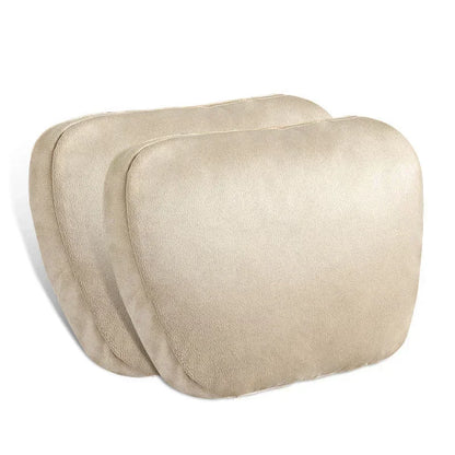 🏷️Coussin de nuque voiture 30x20 cm – Appui-tête doux universel design Maybach en fourrure naturelle
