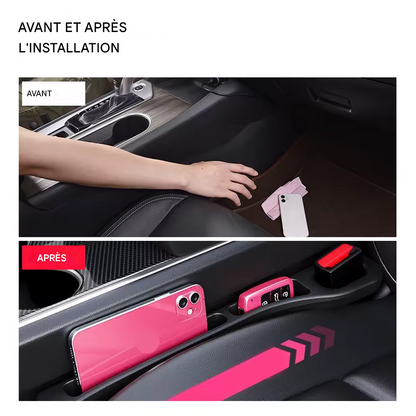 2 Remplisseurs d’Espace entre Sièges – Accessoires Intérieurs de Décoration pour Mercedes W203 W204 W176 W211 W212, etc.