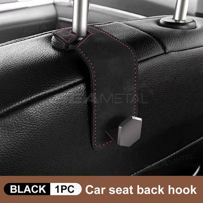SEAMETAL Car Headrest Hooks Hanger Auto Seat Back Organizer Holder Clips 20KG Large Load Bearing for Car Interior Accessories