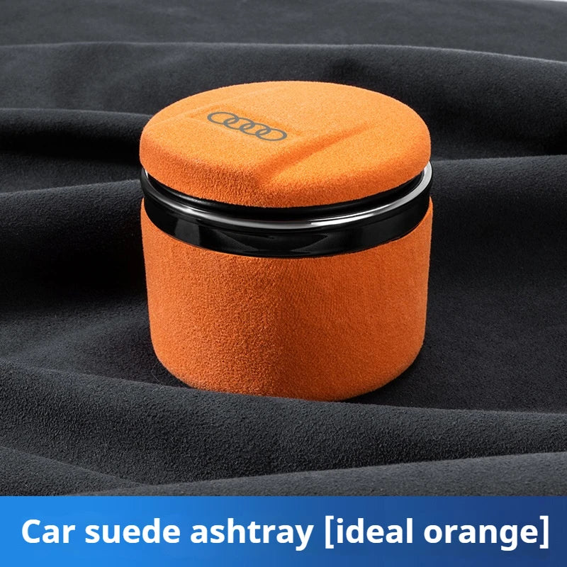 Car ashtray Car tip fur ashtray portable smokeless with LED light indication For Audi A3 A4 A5 A6 A7 Q3 Q5 Q7 S3 S4 S5