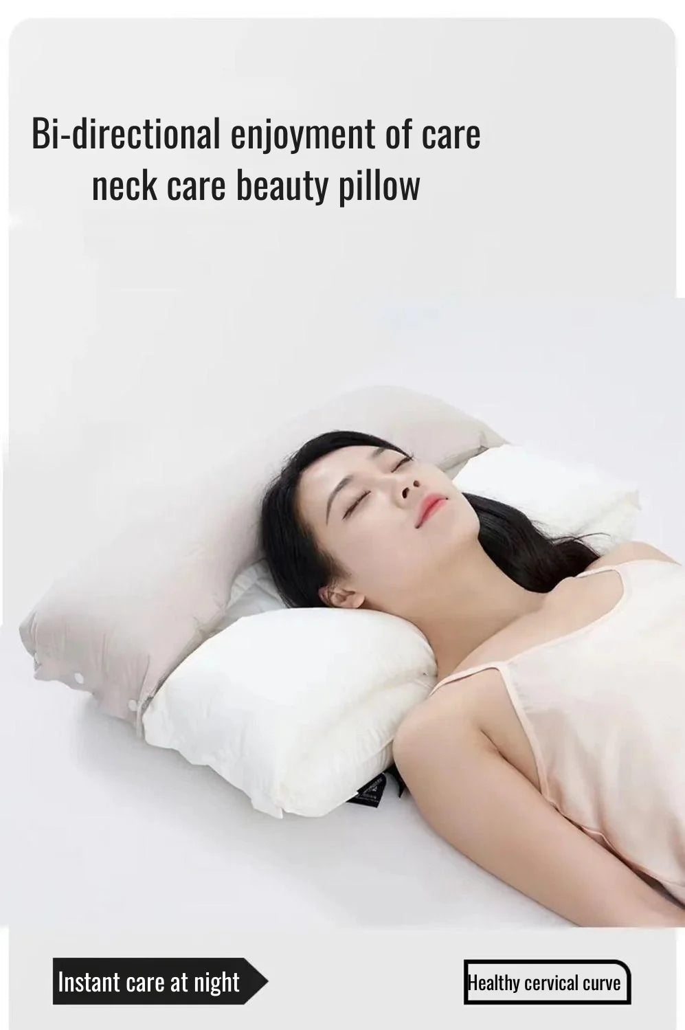 Cotton Pillow Two-way Relaxing Neck traction pillow Cone Cervical Orthopedic No Pressure On Face And Ears Help Sleep Pillows