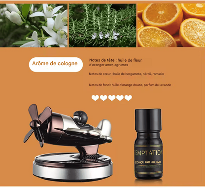 Désodorisant solaire pour voiture, diffuseur de parfum original, accessoire de décoration d'intérieur