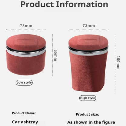 Car ashtray Car tip fur ashtray portable smokeless with LED light indication For Audi A3 A4 A5 A6 A7 Q3 Q5 Q7 S3 S4 S5