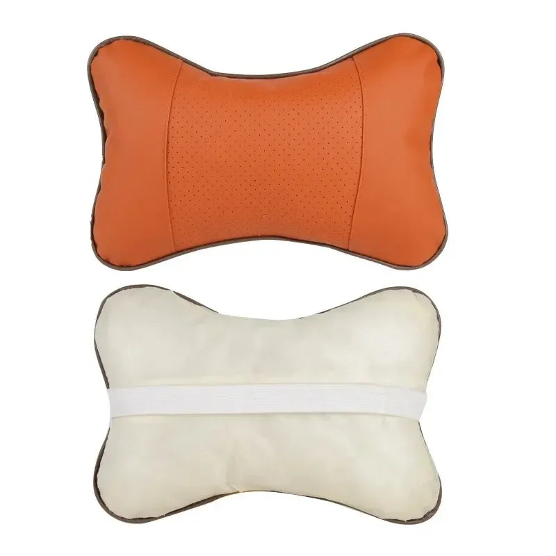 Coussin Cervical de Voiture – 1 Pièce | Simili Cuir Double Face | Appui-Tête Universel pour Soulager les Douleurs au Cou
