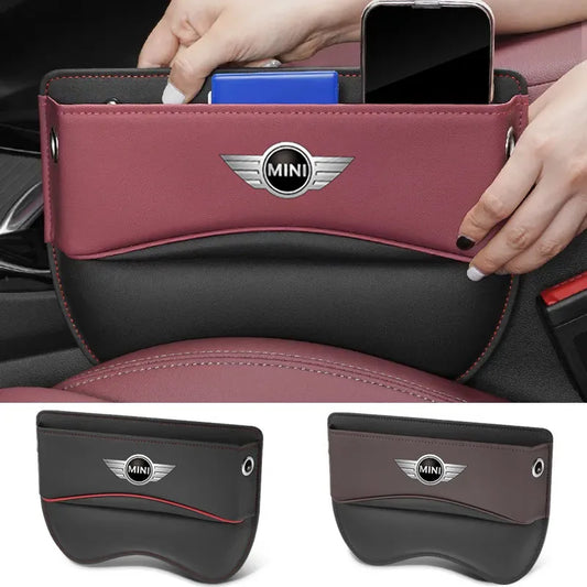 Boîte de rangement en suédine pour voiture – accessoire pour Mini JCW, Coupe, Clubman, Cabrio, Cooper