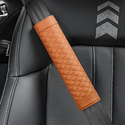 🏷️ Couvre-Ceinture de Sécurité en Cuir pour Voiture – Confort & Élégance (1 Pièce)