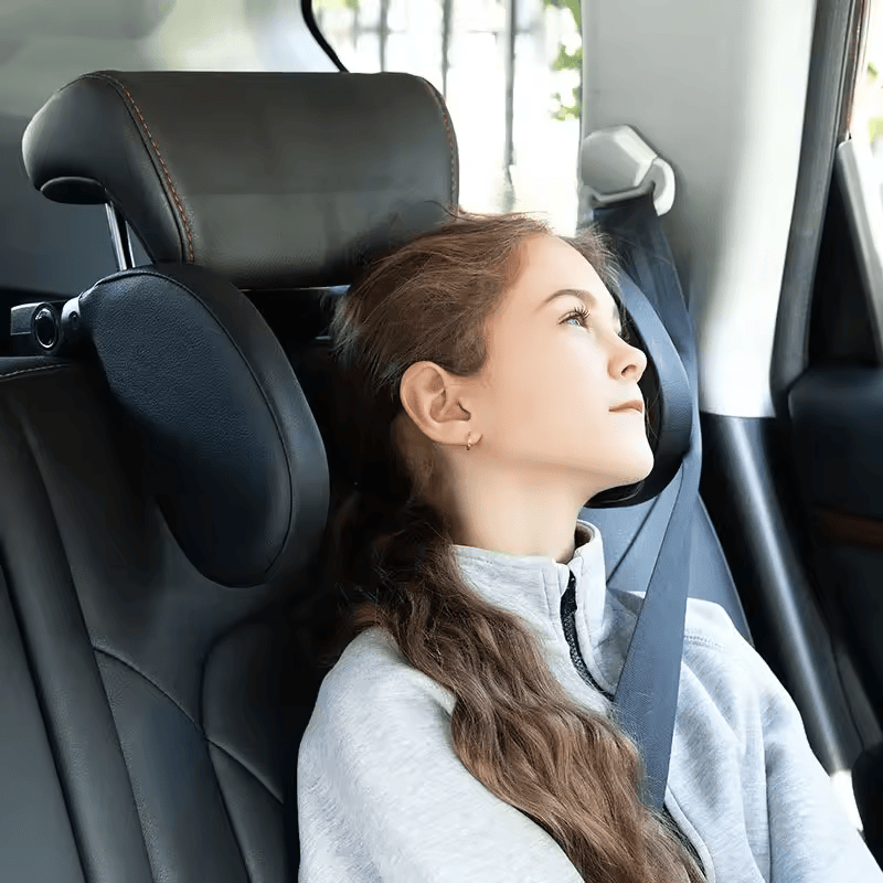 🏷️ Appuie-Tête pour Siège Auto – Mousse Mémoire Haute Résilience – Confort 4 Saisons Universel