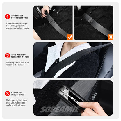 🏷️Accessoire pour ceinture de sécurité – Rembourrage / Clip / Protège-ceinture confort universel