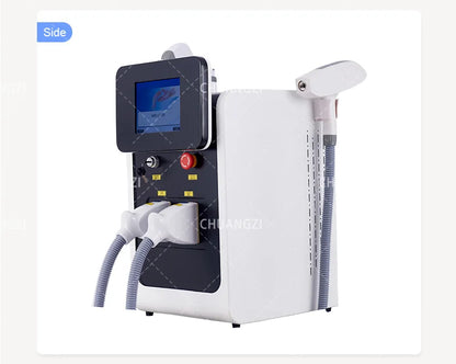 3in1 Ipl Laser Professional hair removal Machines OPT Pico nd yag Q-Switch Laser epilator Spot wrinkle remove red blood Machine