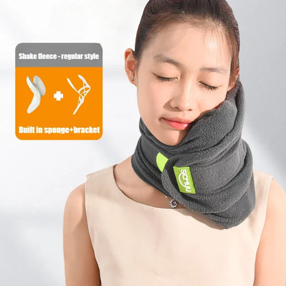 Memory Foam Travel Pillow Soft Multi-Function Simplicity Neck Pillow Washable Cover Multi Scenario Practical Sleeping Pillows