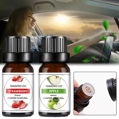 Recharge de Parfum Voiture 10ML – Parfums Floraux & Fruités – Désodorisant Liquide Compatible Diffuseur Auto