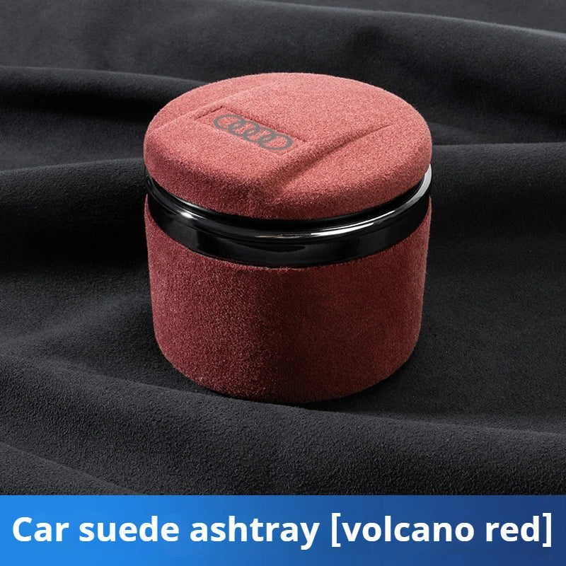 Car ashtray Car tip fur ashtray portable smokeless with LED light indication For Audi A3 A4 A5 A6 A7 Q3 Q5 Q7 S3 S4 S5