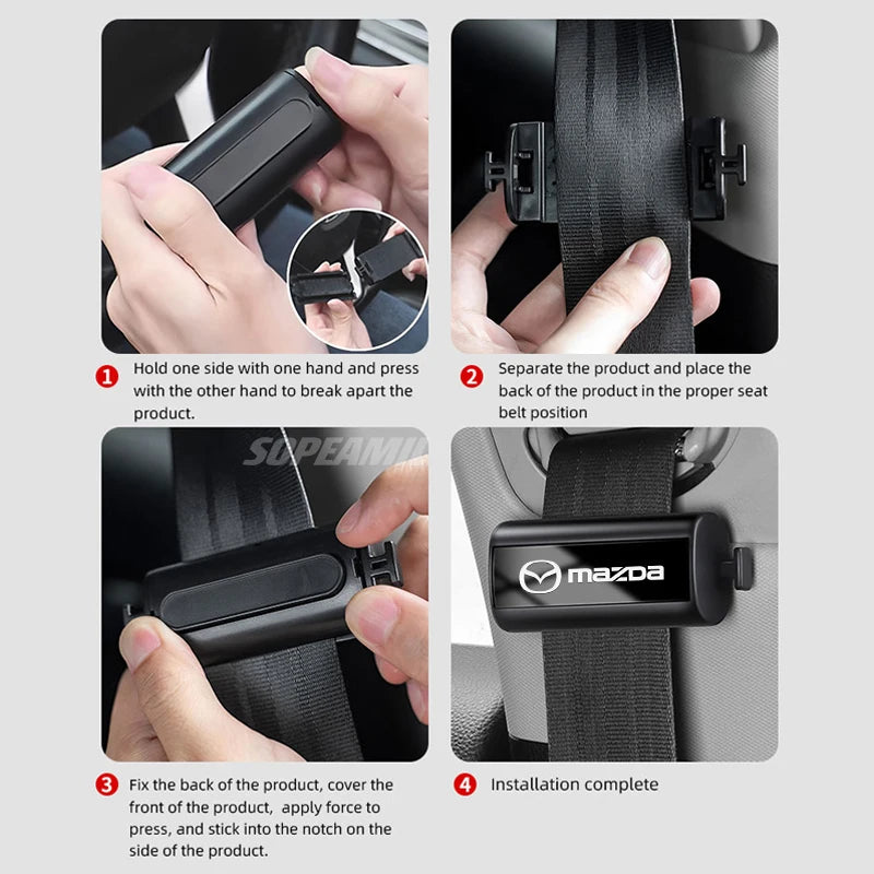 🏷️Accessoire pour ceinture de sécurité – Rembourrage / Clip / Protège-ceinture confort universel