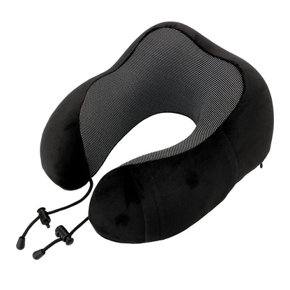 🏷️Coussin de Nuque en Mousse Mémoire – Oreiller Cervical Forme U 100% Coton pour Voyage & Repos