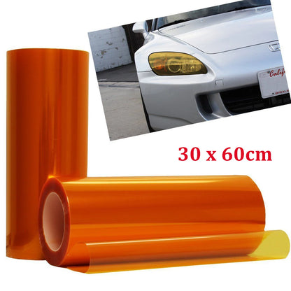 🏷️Film Pare-Soleil Dégradé pour Pare-Brise Avant – Autocollant Adhésif Anti-UV, Couleur Changeante, 20×150 cm