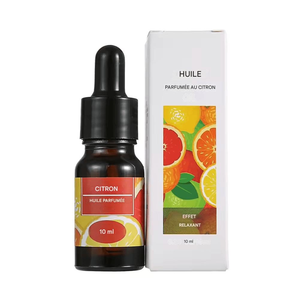 Recharge Huile Essentielle Aromathérapie 10ml – Parfum Voiture/Maison avec Compte-Gouttes | Purifiant Naturel, Non Toxique, Forme Liquide