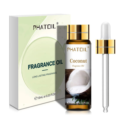 PHATOIL 10ml Sweet Fruity Fragrance Oil For Aromatherapy DIY Candle Cherry Apple Strawberry Mango Coconut Fragrance Aroma Oils