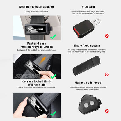 🏷️Accessoire pour ceinture de sécurité – Rembourrage / Clip / Protège-ceinture confort universel
