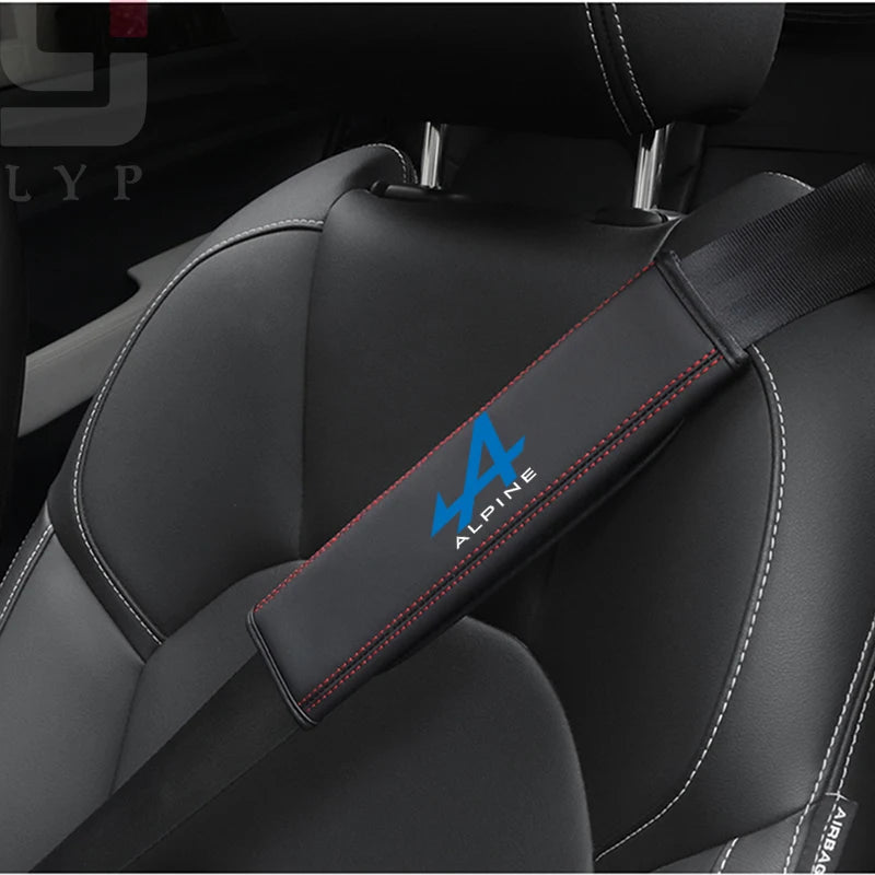 🏷️Housse de protection pour ceinture de sécurité intérieure de voiture en cuir de vache, 1 pièce, pour Seat Ibiza, accessoires automobiles