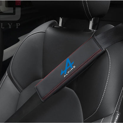 🏷️Housse de protection pour ceinture de sécurité intérieure de voiture en cuir de vache, 1 pièce, pour Seat Ibiza, accessoires automobiles