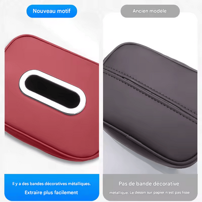 🏷️Sac de rangement pour mouchoirs de siège arrière de voiture, accessoires, organisateur de papier toilette pour Tesla Model 3, Model S, X, Model Y, Roadster, SpaceX