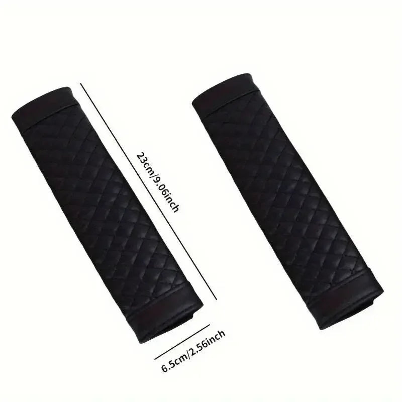 🏷️ Couvre-Ceinture de Sécurité en Cuir pour Voiture – Confort & Élégance (1 Pièce)