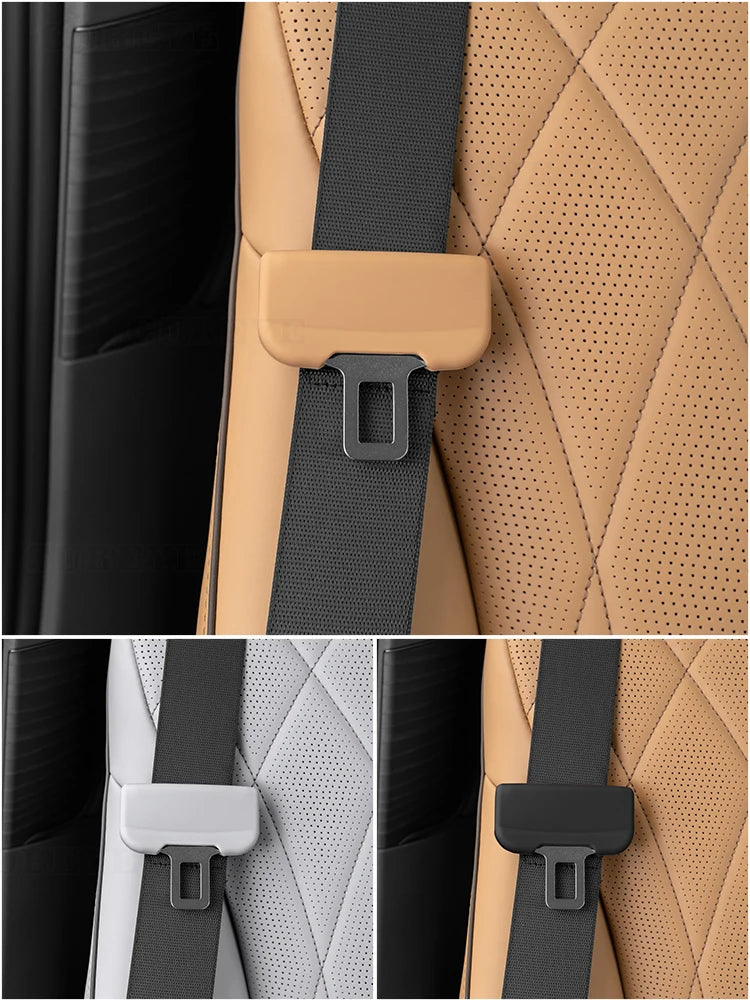 🏷️Housse de protection en silicone anti-rayures pour boucle de ceinture de sécurité, accessoire d'intérieur pour voiture