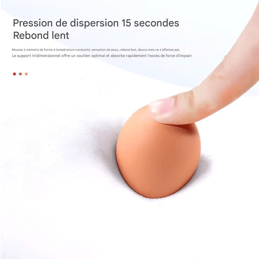 🏷️Coussin Repose-Tête KJOY pour Tesla – Oreiller Cervical en Cuir PU à Mémoire de Forme pour Modèles 3, Y, X, S