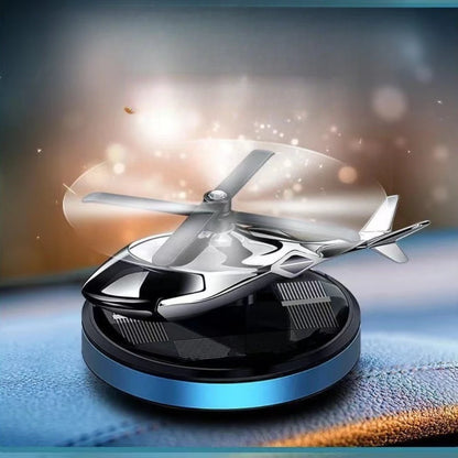 Solar Helicopter Car air freshener - long-lasting fragrance, stylish dash trim