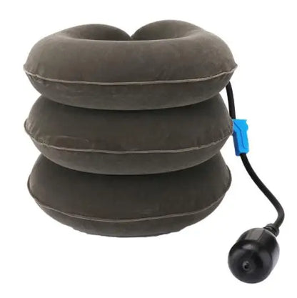 3/4 Layer Inflatable Air Cervical Neck Traction Device Soft Neck Collar Pillow Pain Stress Relief Neck Posture Stretching Brace